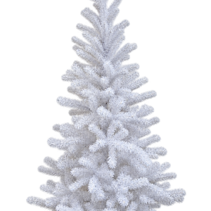 Árvore de Natal branca com suporte metálico
