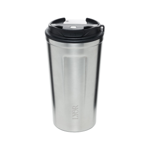 COPO TERMICO DE ACO INOX PAREDE DUPLA C TAMPA E TERMOMETRO