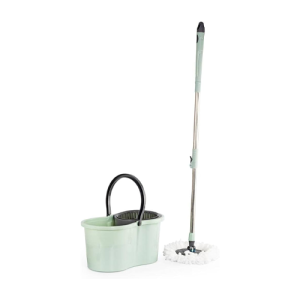 MOP GIRATORIO C CABO EXTENSIVEL INOX 1,16m C BALDE PLASTICO 1