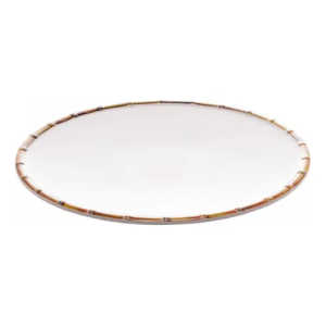 SOUSPLAT MELAMINA BAMBU BRANCO 33cm